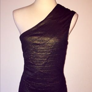 Express Bronze Bandage Dress Sz S